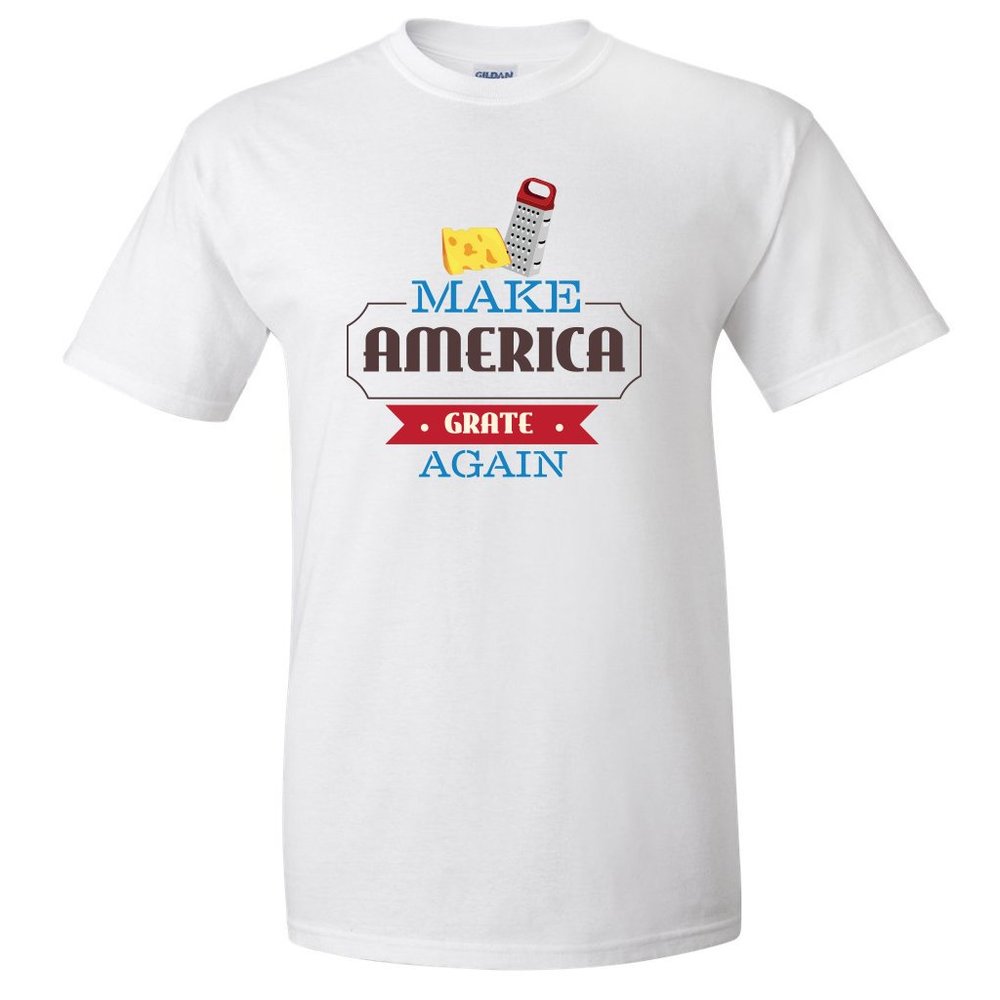 Victory Store Make America Grate Again White Tshirt (XXLarge, White)