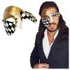 Half Face Masquerade Mask For Men Phantom Of The Opera Mask for Masquerade Party, Venetian Party, Mardi Gras, Halloween & Cosplay view 1