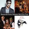 Half Face Masquerade Mask For Men Phantom Of The Opera Mask for Masquerade Party, Venetian Party, Mardi Gras, Halloween & Cosplay view 4