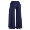 Made By Johnny MBJ WB1104 Womens Wide Leg Palazzo Lounge Pants L Navy view 3