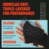 MAVA Open Gym Gloves for Women & Men | Padded Weight Lifting with Wrist Support for Comfort, Protection | Strong-Grip Fingerless Workout | Multi-Use, Anti-Sweat Gym Accessories(Black L) view 4