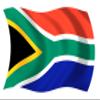 10" South Africa Waving Wavy Flag Sticker view 1