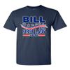 Bill for First Lady 2016 Vote President Election DT Adult T-Shirt Tee (Large, Navy Blue) view 1
