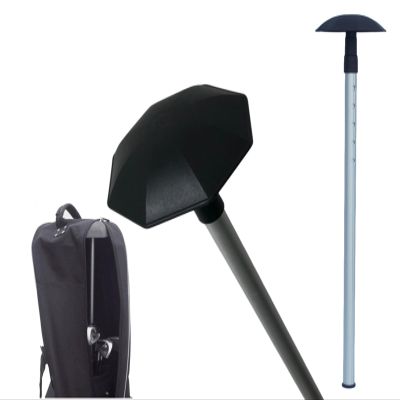 A99 Golf Support Arm for Travel Cover Bag Adjustable Golf Travel Bag Support Rod Golf Club Stiff Arm Flexible Golf Support Rod Travel Protection Stick Bar, Silver