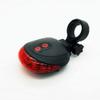 5 LED + 2 Laser Bike Bicycle Light Rear Tail Flashing Safety Warning Lamp Night view 3