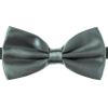 Alex Palaus Collection Stylish Designer Bow Ties - Pre Tied, Adjustable Unisex Bowtie for Men, Women, Boys and Girls (TM) (Silver Grey) view 1
