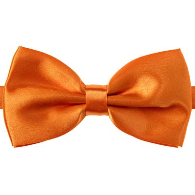 Alex Palaus Collection Stylish Designer Bow Ties - Pre Tied, Adjustable Unisex Bowtie for Men, Women, Boys and Girls (TM) (Orange)