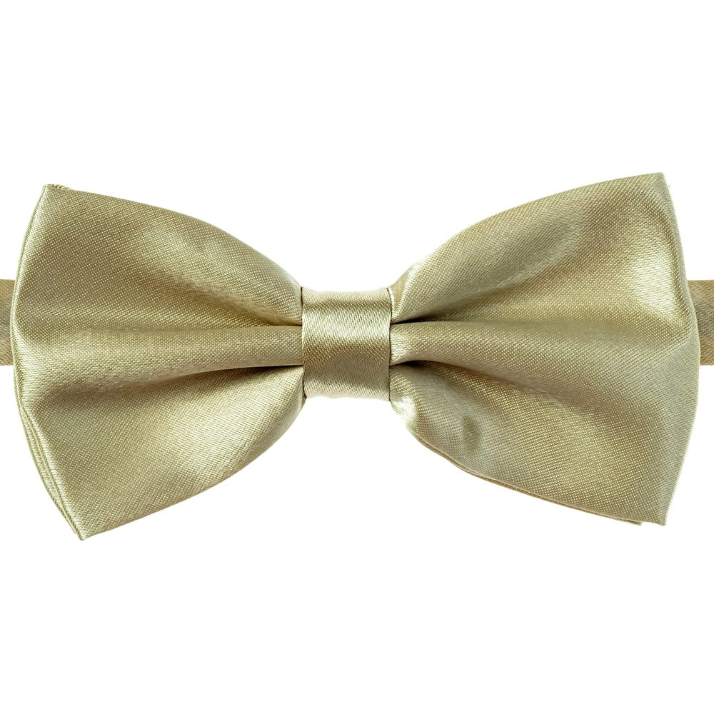 Alex Palaus Collection Stylish Designer Bow Ties - Pre Tied, Adjustable Unisex Bowtie for Men, Women, Boys and Girls (TM) (Beige)