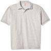 Hanes Little Boys Short Sleeve Eco Smart Jersey Polo, Light Steel, x Small view 1