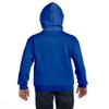 Hanes boys Ecosmart Full Zip Hooded Jacket Sweatshirt, Deep Royal, X-Small US view 3