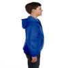 Hanes boys Ecosmart Full Zip Hooded Jacket Sweatshirt, Deep Royal, X-Small US view 4