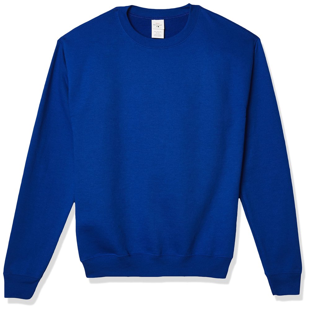 Hanes Boys Eco Smart Crew, Deep Royal, x Small