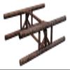 3-Place 1 Paddleboat + 2 Kayaks/SUP Log Rack, Freestanding Kayak Rack Storage Outdoor Equipment, Boat Stands, Canoe Paddle Holder, SUP Outdoor Storage Organizer, Canoes Log Racks - Canyon Brown view 1