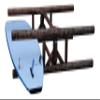 3-Place 1 Paddleboat + 2 Kayaks/SUP Log Rack, Freestanding Kayak Rack Storage Outdoor Equipment, Boat Stands, Canoe Paddle Holder, SUP Outdoor Storage Organizer, Canoes Log Racks - Canyon Brown view 2