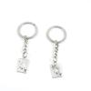 1 Pieces Keyring Keychain Keytag Key Ring Chain Tag Door Car Wholesale Jewelry Making Charms A3GT8 Spades A view 1