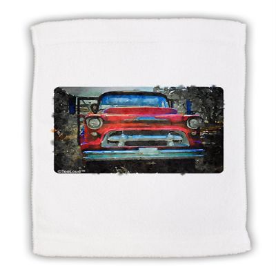 TOOLOUD Vintage Truck Watercolor Micro Terry Sport Towel 15" x 22"