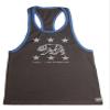 Crazee Wear Bodybuilding Tank Top LA Bear Grey Stringer Mens view 1