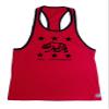 Crazee Wear Bodybuilding Tank Top LA Bear Stringer Red Mens view 1