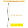 Z&J SPORT Carbon Outrigger Paddle, Lightweight Teardrop Shape Blade for Outrigger Canoe Waka AMA, vaa, Bent Shaft and 12Offset (L,47") view 4
