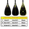Z&J SPORT Carbon Outrigger Paddle, Lightweight Teardrop Shape Blade for Outrigger Canoe Waka AMA, vaa, Bent Shaft and 12Offset (S,50") view 3