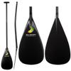 Z&J SPORT Carbon Outrigger Paddle, Lightweight Teardrop Shape Blade for Outrigger Canoe Waka AMA, vaa, Bent Shaft and 12Offset (L,49") view 1