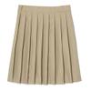 French Toast Girls' Adjustable Waist Mid Length Pleated Skirt, Khaki, 18.5 Plus view 2