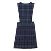 French Toast Girls' Plaid V-Neck Pleated Jumper, Blue & Red Plaid, 8 view 4