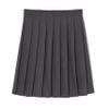 French Toast Girls' Adjustable Waist Mid Length Pleated Skirt, Heather Gray, 6X view 1