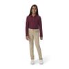 French Toast Girls' Skinny Fit Stretch Ponte Pant, Khaki, 10 view 3
