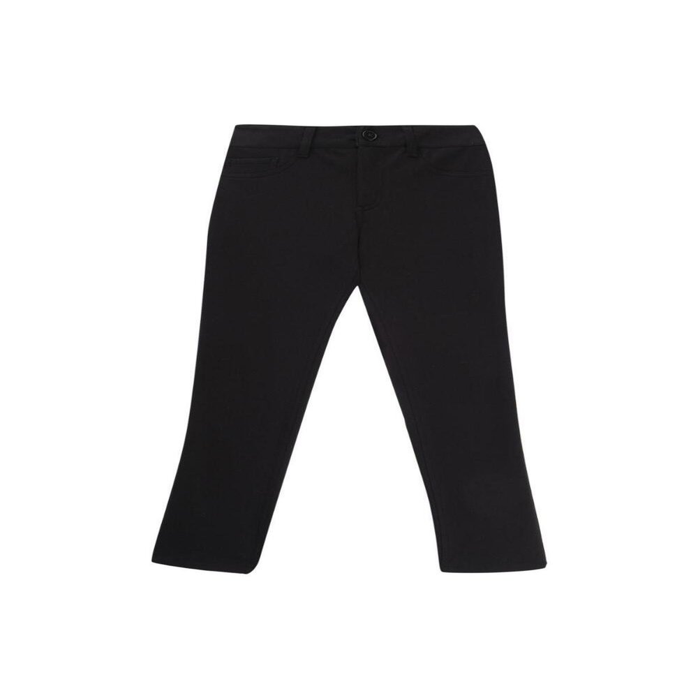 French Toast Girls' Big Stretch Skinny 5 Pocket Knit Pant, Black, 18