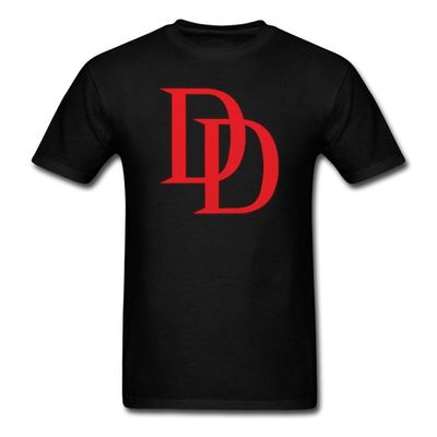 RochelleMiller Men's Daredevil Logo Shirt Black Medium