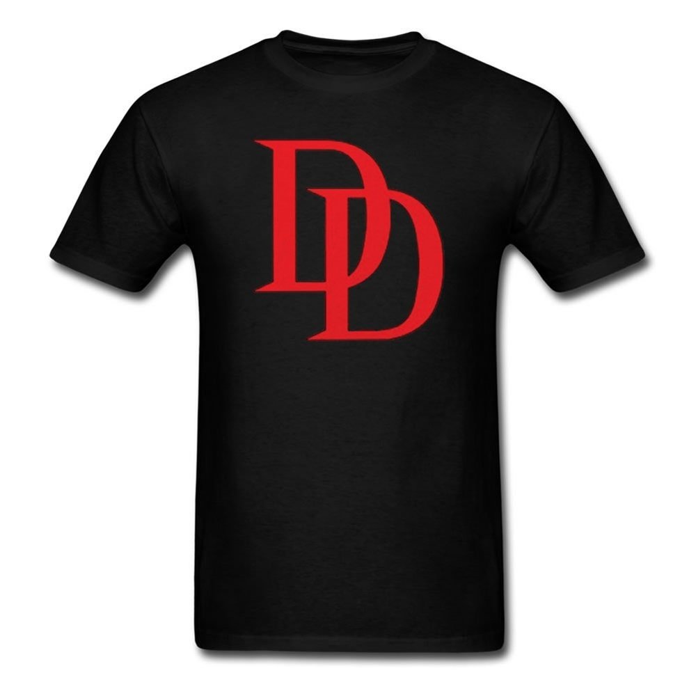 RochelleMiller Men's Daredevil Logo Shirt Black Medium