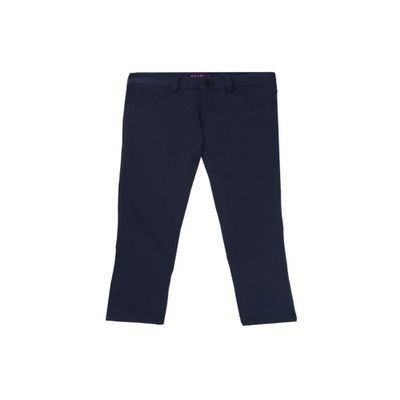 French Toast Big Girls' Skinny 5 Pocket Knit Pant, Navy, 14