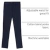 French Toast Girls' Skinny Fit Stretch Ponte Pant, Navy, 20 view 4