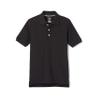 French Toast Unisex Kids Short Sleeve Pique (Standard & Husky) Polo Shirt, Black, 1416H view 1