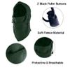 Fleece Windproof Ski Face Mask Balaclavas Hood by Super Z Outlet (Olive Green),One Size view 4