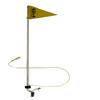 KUFA Sports 48" Flag Pole, Float, 100' Poly Rope,and Clip Weight(10oz) Combo (FLP1+PP1+TW10+F11RW) view 2