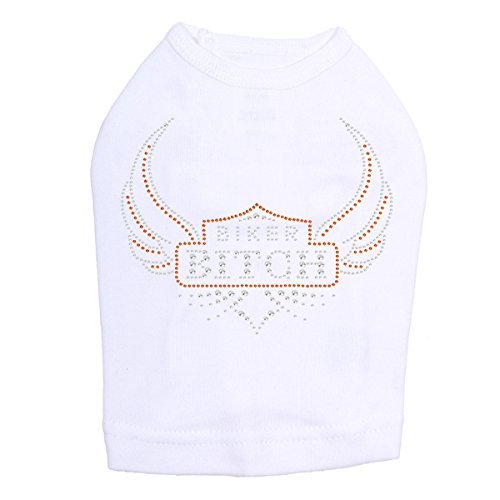Biker Bitch - Dog Tank, 3XL White