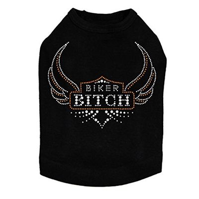 Biker Bitch - Dog Tank, 4XL Black