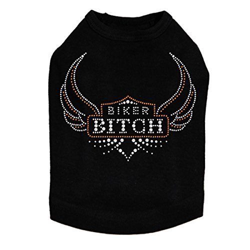Biker Bitch - Dog Tank, 4XL Black