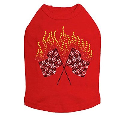 Race Flags - Dog Tank, 2XL Red