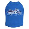 Large Red & Black Motorcycle - Dog Tank, XL Royal Blue view 1