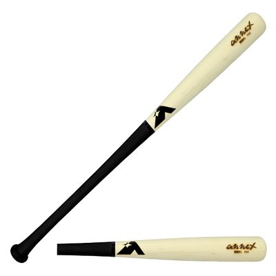 Annex Model 110 Maple Wood Baseball Bat (Matte Black Handle/Natural Barrel, 33-Inch/31-Ounce)