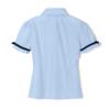 French Toast Big Girls' Short Sleeve Ribbon Bow Blouse, Light Blue, 18 view 2