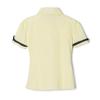 French Toast Toddler Girls Short Sleeve Ribbon Bow Blouse, Yellow, 2T view 4