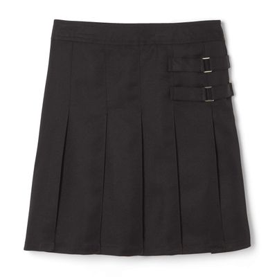 French Toast Girls' Adjustable Waist 2-Tab Scooter, Black, 20