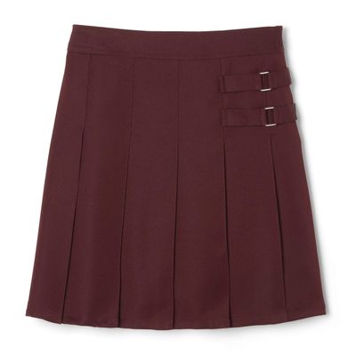 French Toast Girls' Adjustable Waist 2-Tab Scooter, Burgundy, 20