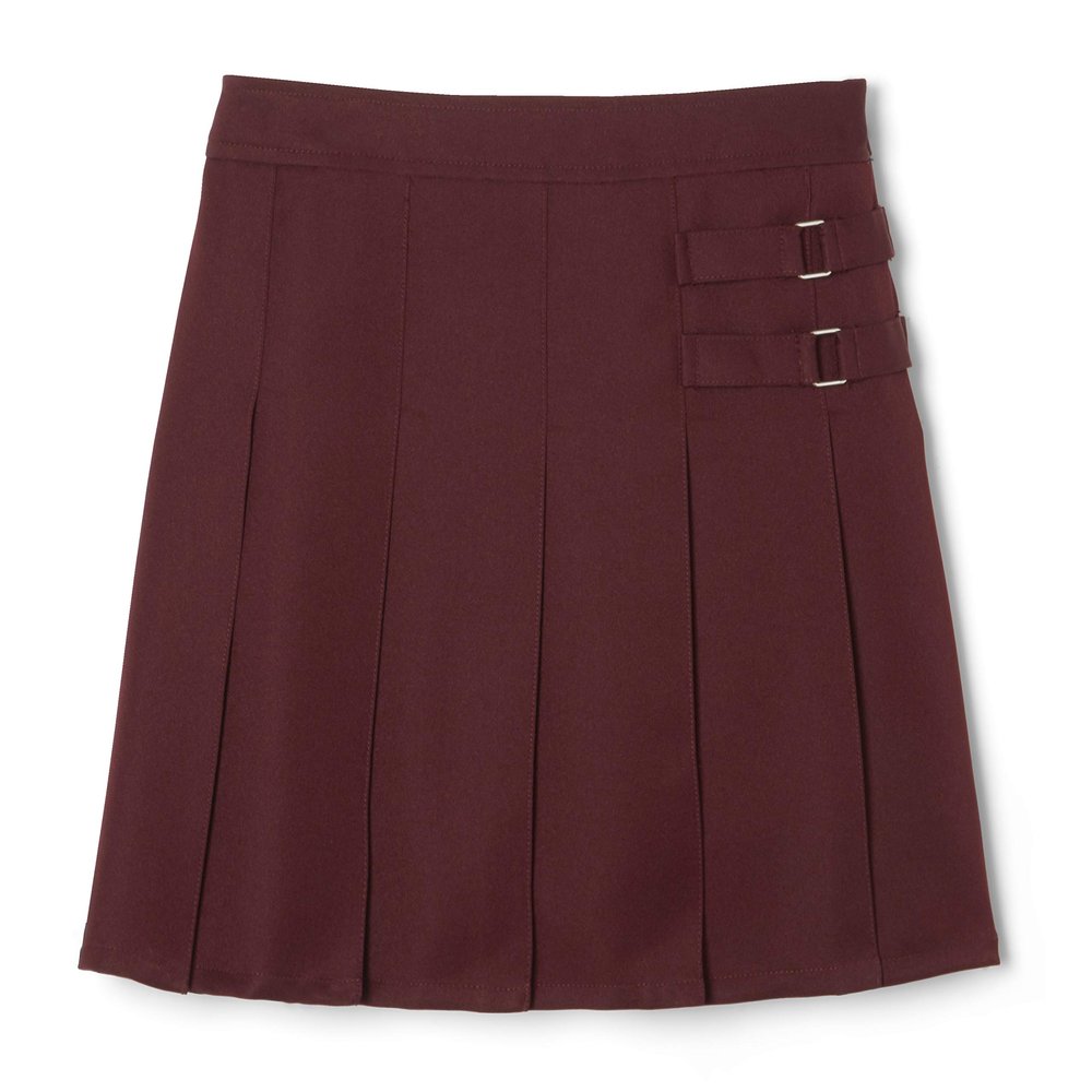 French Toast Girls' Adjustable Waist 2-Tab Scooter, Burgundy, 20