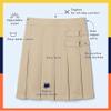 French Toast Girls' Adjustable Waist 2-Tab Scooter, Khaki, 20 view 4