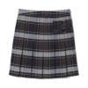 French Toast Girls' Adjustable Waist Plaid 2-Tab Scooter, Blue & Gold Plaid, 16 view 3